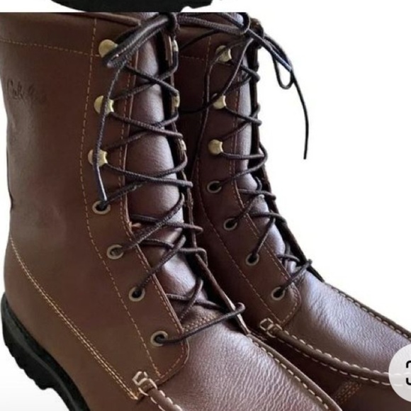 Cabela’s Gore-Tex Mens Work Hunting STEEL TOES Boots Leather size 8 Extra Wide main image 5